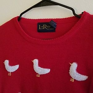 PRICE DROP - Vintage quirky cute duck sweater